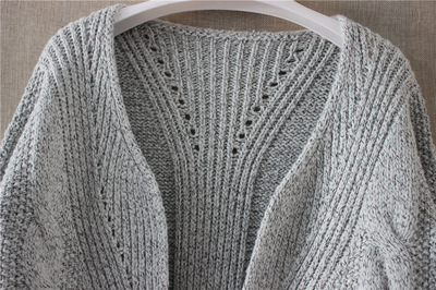 2015秋冬新風尚 大麻花口袋粗線針織開衫，詮釋OL優雅通勤風